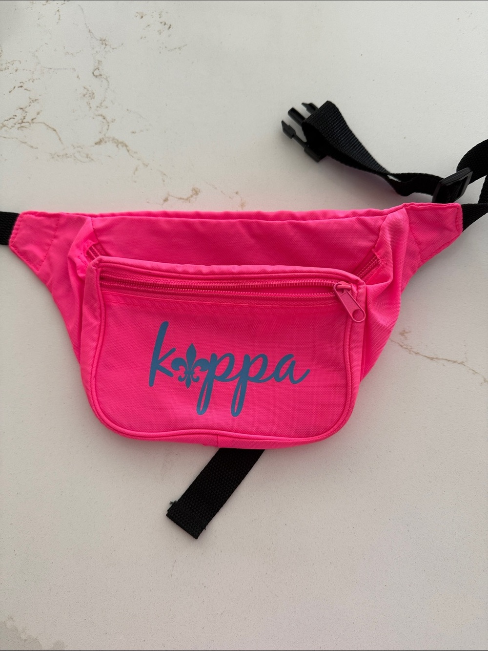 Kappa Kappa Gamma sorority Hot Pink Waist Bag/fanny pack